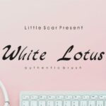 White Lotus Font Poster 1