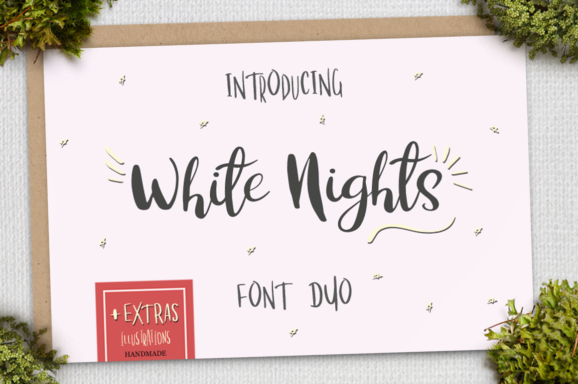 White Nights Font Poster 1