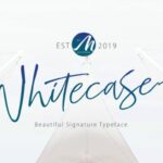 Whitecase Font Poster 3