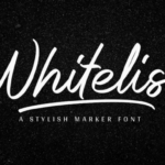 Whitelist Font Poster 1