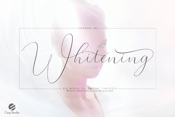 Whitening Font