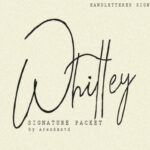 Whitley Font Poster 1
