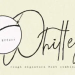 Whitley Font Poster 11