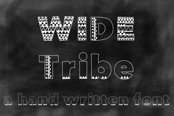 Wide Tribe Font Poster 1