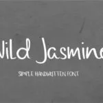Wild Jasmine Font Poster 1