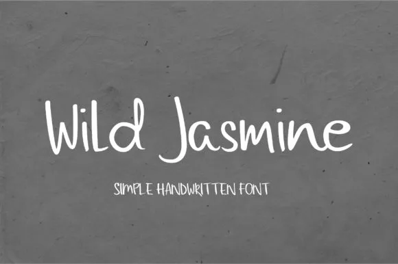 Wild Jasmine Font Wild Jasmine Font Poster 1