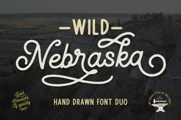 Wild Nebraska Font Wild Nebraska Font Poster 1