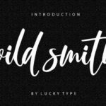 Wild Smith Font Poster 1