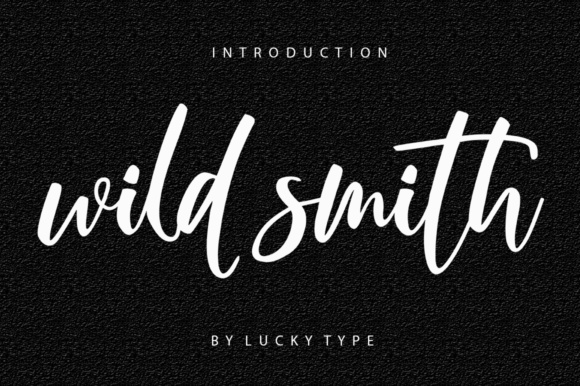 Wild Smith Font Poster 1