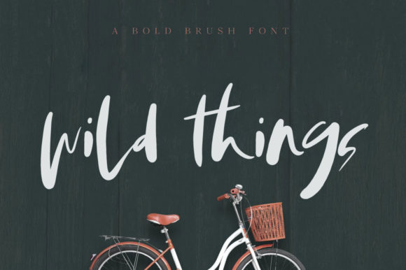 Wild Things Font Poster 1