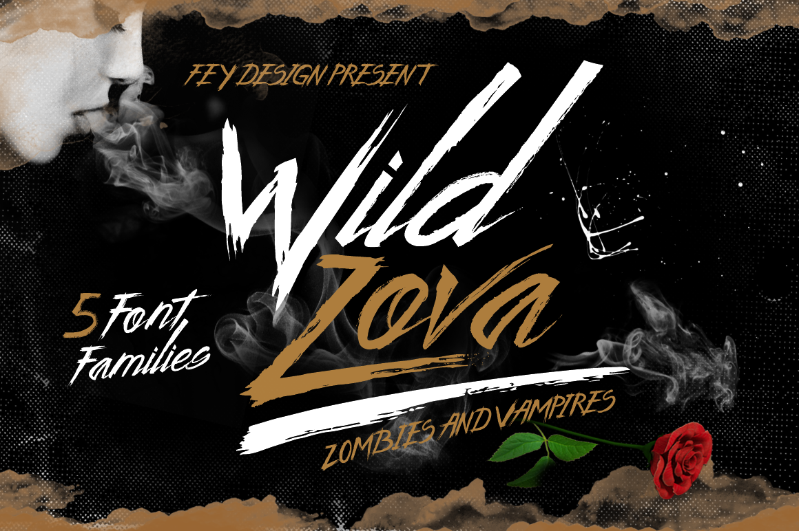 Wild Zova Font Poster 1