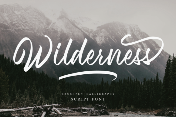Wilderness Font Poster 1