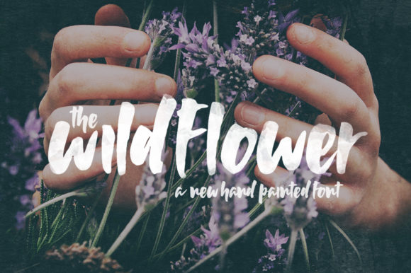 Wildflower Font Poster 1