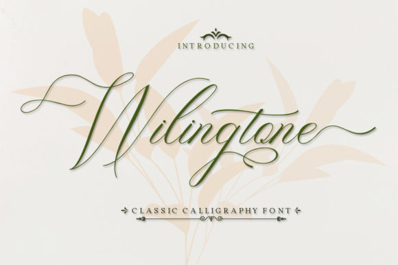 Wilingtone Font Poster 1