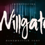 Willgate Font Poster 1