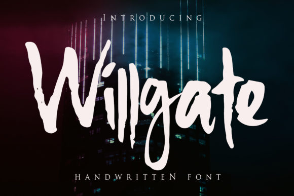 Willgate Font Poster 1