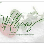 Williams Font Poster 1