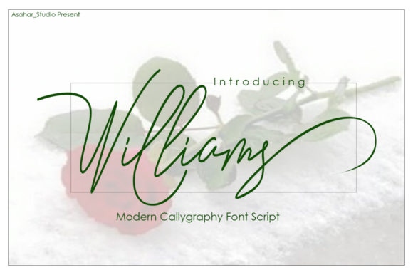Williams Font Poster 1
