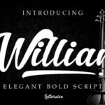 Willian Script Font Poster 1