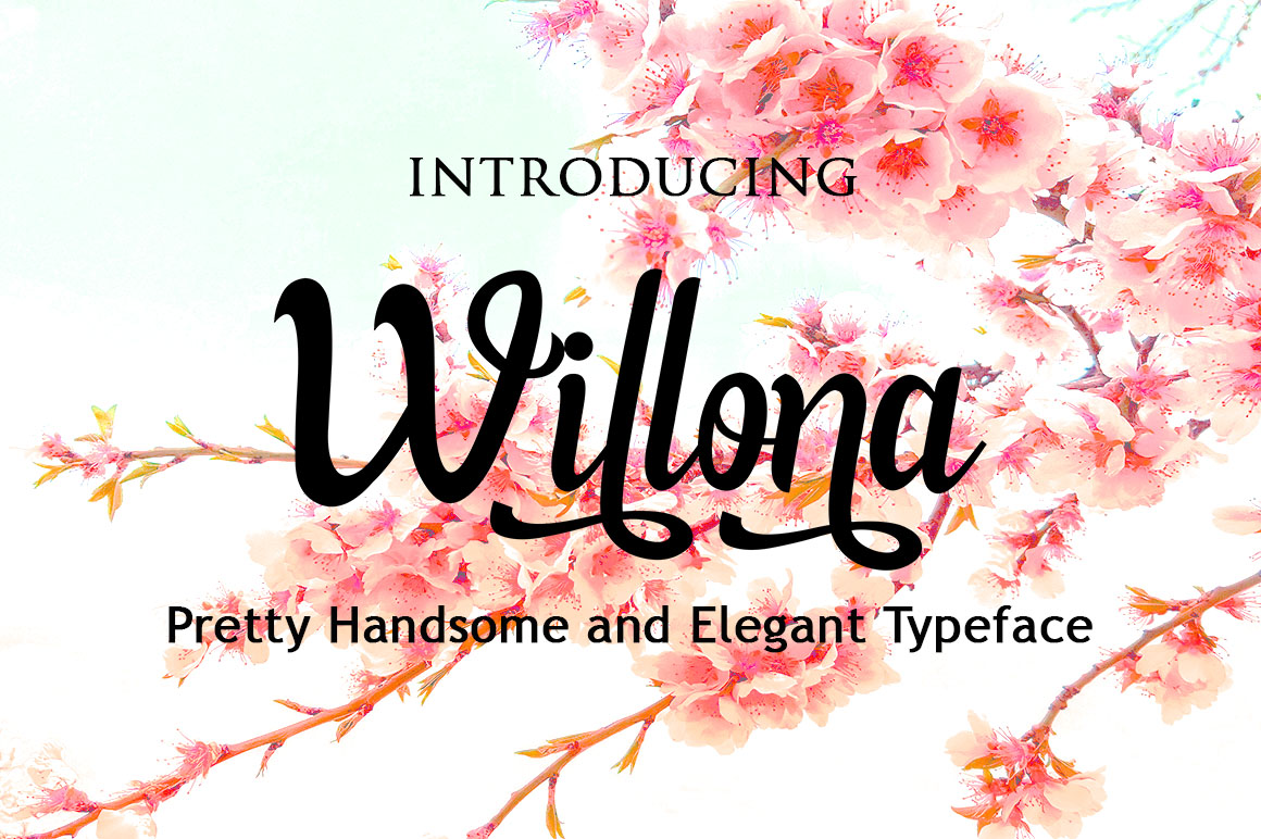 Willona Font Poster 1