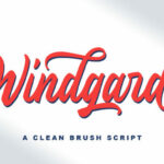 Windgard Font Poster 1