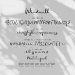 Windmill Font Poster 12