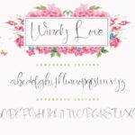 Windy Love Font Poster 3