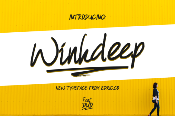 Winkdeep Duo Font Winkdeep Duo Font Poster 1