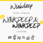 Winkdeep Duo Font Poster 3