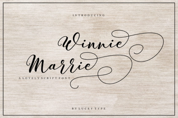 Winnie Marrie Font Poster 1