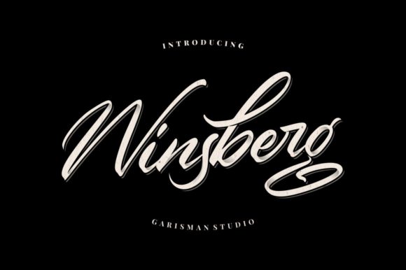 Winsberg Font Poster 1