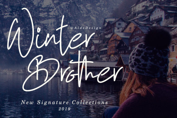 Winter Brother Font Poster 1
