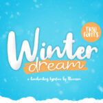 Winter Dream Trio Font Poster 1