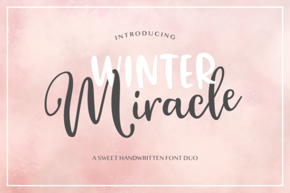 Winter Miracle Font Poster 1