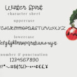 Winter Spirit Font Poster 4