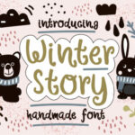 Winter Story Font Poster 1