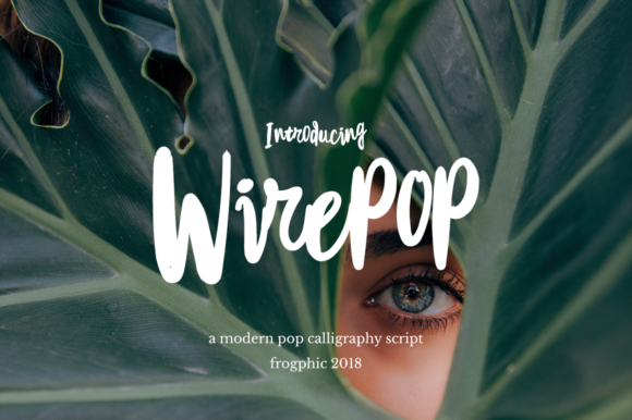 Wirepop Font Poster 1
