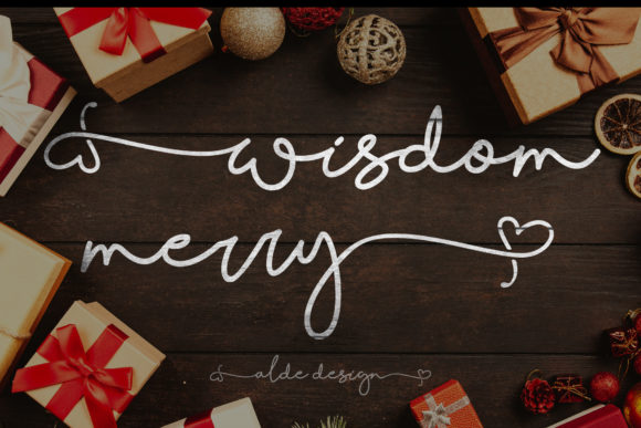 Wisdom Merry Font Poster 1