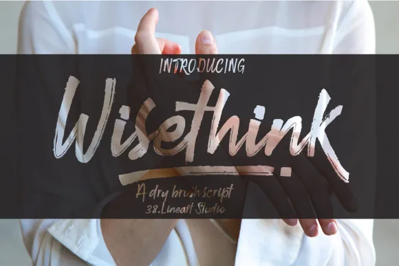 Wisethink Font Wisethink Font Poster 1