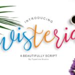 Wisteria Font Poster 1