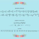 Wisteria Script Font Poster 7