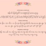 Wisteria Script Font Poster 8