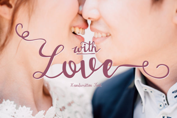 With Love Font Poster 1