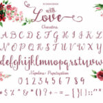 With Love Font Poster 5