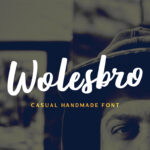Wolesbro Font Poster 1
