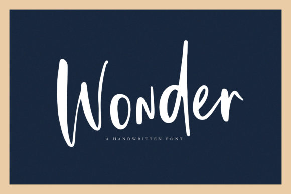 Wonder Font Poster 1