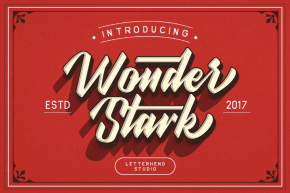 Wonder Stark Font Poster 1