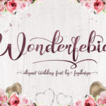 Wonderfebia Font Poster 1