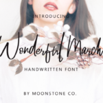 Wonderful March Font Poster 1