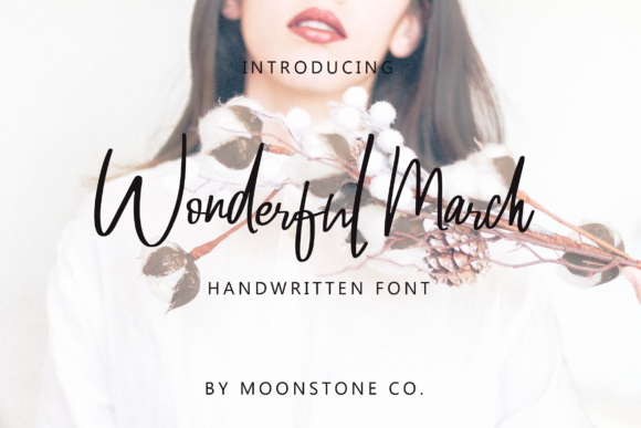 Wonderful March Font Wonderful March Font Poster 1